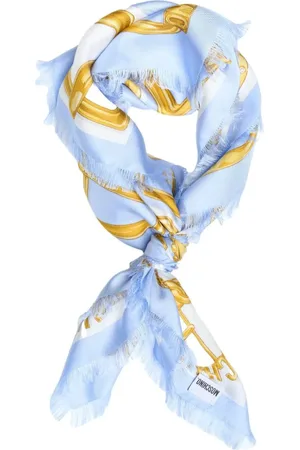 Moschino Tücher & Schals - Silk scarf with print - Gr. unisize - in - für Damen