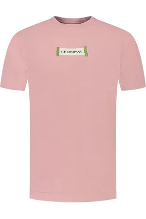 C.P. Company T-shirt logo roze - Größe L