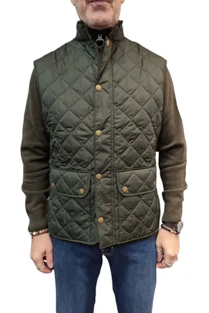 Barbour Gilet Lowerdale sage matelassu00E9 MGI0042 GN71 B - Größe L