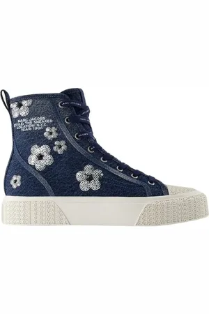 Marc Jacobs Low-Top Sneaker - The High Top Sneakers - Cotton - Blue - Gr. 35 (EU) - in - für Damen