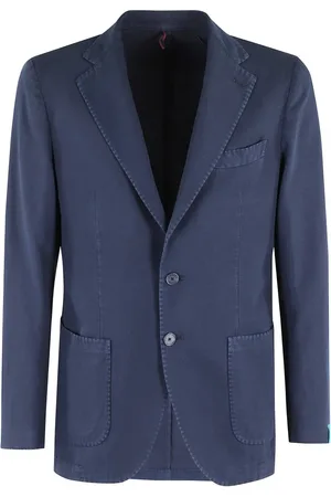 Biagio Santaniello Tailored Ice Gabardina Jacket With Notch Lapel - Größe 46