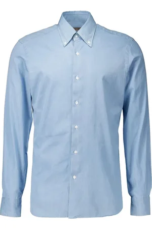BARBA Lange Mouw Overhemden Blauw Liu24p01p - Größe 39