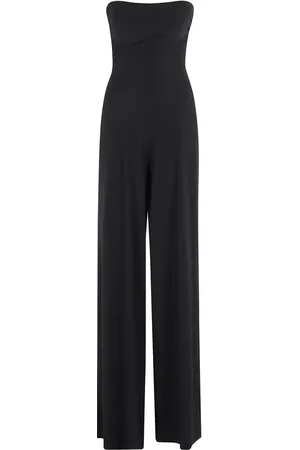 Amazuìn Bianca Strapless Black Jumpsuit With Heart-Shaped - Größe ONE SIZE