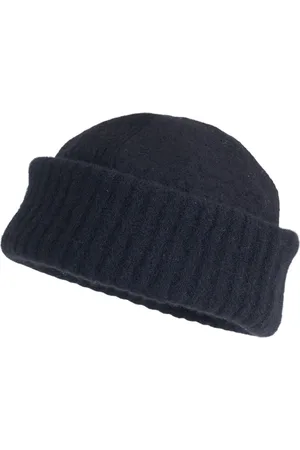 ISABEL BENENATO Handschuhe - Chapeau yack laine vierge noir Fem - Gr. S - in - für Damen