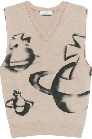 Vivienne Westwood Orbit Vest Oatmeal - Größe M