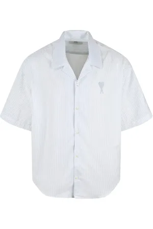 Ami Striped Boxy Shirt - Größe L
