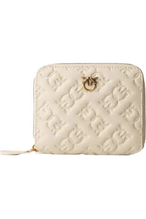 Pinko Portemonnaie - Wallets Bianco Setaantique Gold - für Damen
