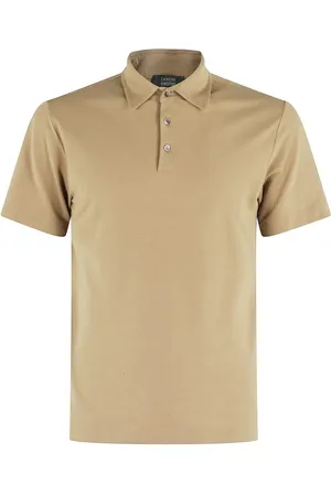 ZANONE Brown Ice Cotton Polo Shirt - Größe 48