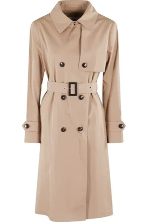 HERNO Classic Double-Breasted Cotton Trench Coat - Größe 40