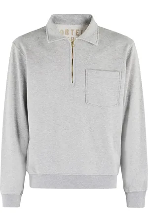 FORTELA Zip-Up Sweatshirt With Pointed Collar - Größe L