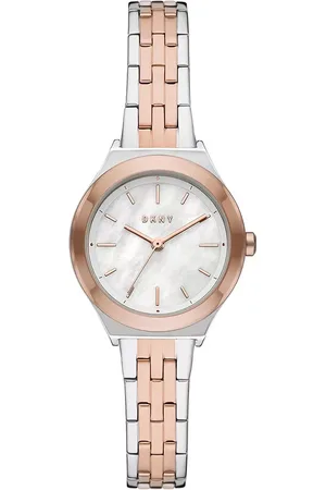 DKNY Uhr - Parsons Three-Hand Stainless Steel Watch - Gr. unisize - in Mehrfarbig - für Damen