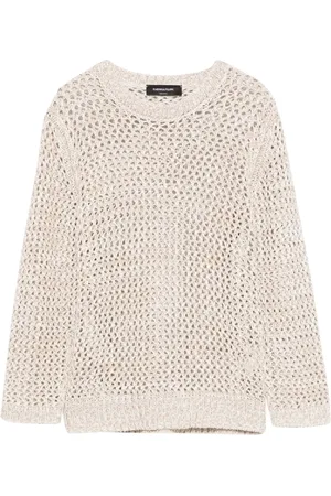 Fabiana Filippi Beige Cotton Sweater - Größe 42