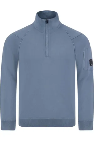 C.P. Company Pull rits blauw - Größe L