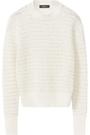 Fabiana Filippi White Cotton Sweater - Größe 40