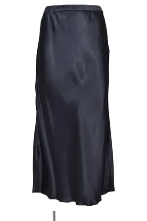 Aspesi Glossy Pure Viscose Satin Midi Pencil Skirt - Größe 40