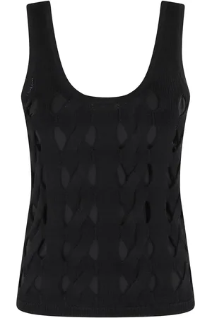 Pinko Sculpted Tank Top With Intricate Woven Design - Größe M