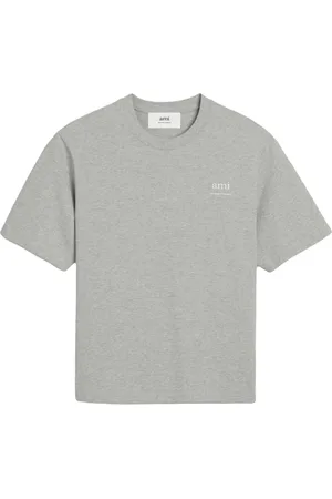 Ami T-shirts and Polos Grey Gray - Größe S
