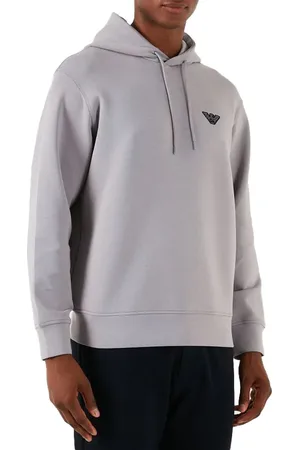Emporio Armani Sweaters Eagle Grey China - Größe L