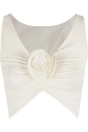 MAGDA BUTRYM Cropped Swim Bra With V-Neckline - Größe 34