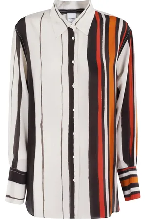 Aspesi Multicolored Silk Shirt - Größe 42