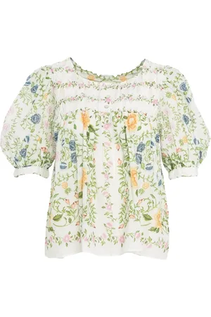 Farm Rio Blouse with floral print - Größe L