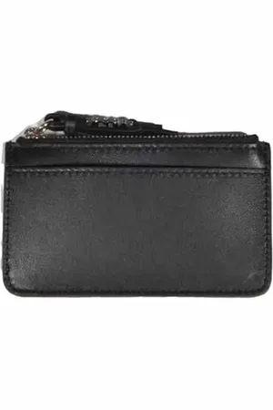 Dsquared2 Portemonnaie - Black Genuine Leather Icon Evening Cardholder - Gr. unisize - in - für Damen