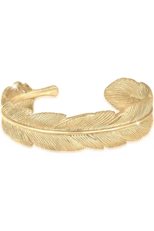 Elli Armbänder - Armband Armreif Bangle Feder Boho 925 Sterling Sil - Gr. 16 CM - in - für Damen