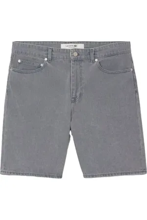 Lacoste Bermuda en denim teint effet delave - Größe 32