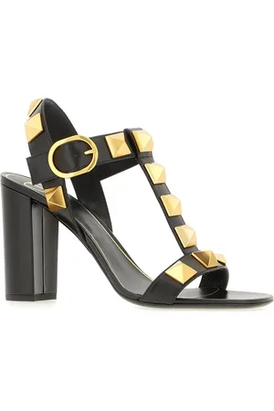 VALENTINO GARAVANI Sandalen - Roman Stud Calf Skin Sandals - Gr. 35 (EU) - in - für Damen