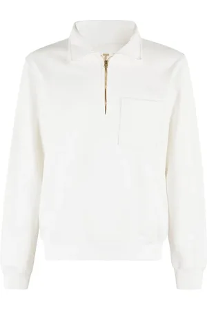FORTELA Zip-Up Sweatshirt With Pointed Collar - Größe L
