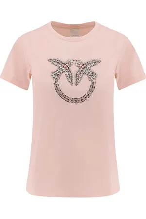 Pinko T-Shirts And Polos Rosacastano Pallido - Größe L