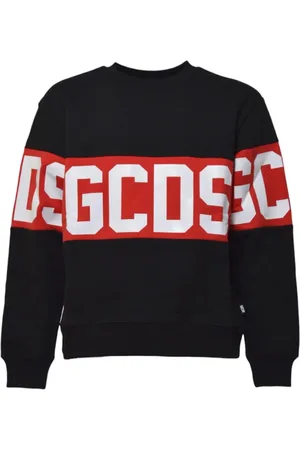 GCDS Oversized Crew Neck Sweatshirt With Band Log - Größe M