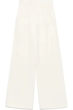 Joseph Light Beige Wide-Leg Trousers - Größe 38
