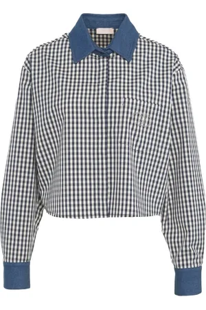 Liu Jo Cropped check blouse - Größe IT 40