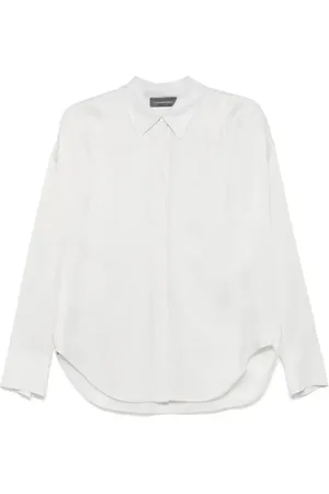LORENA ANTONIAZZI Light Grey Long-Sleeve Shirt - Größe 40