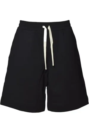 Jil Sander Black Brushed Cotton Bermuda Shorts - Größe L