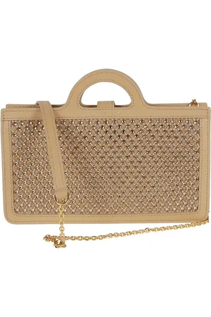 Marni Portemonnaie - Calfskin Long Wallet With Rhinestone Mesh - Gr. unisize - in - für Damen