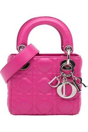 Dior Crossbody Bags - 2015 Micro Lambskin Cannage Lady Dior - Gr. unisize - in Gold - für Damen