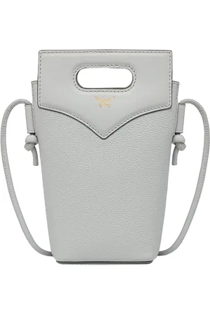 MCM Hobo Bags - Diamond Pouch zum Umhängen aus genarbtem Leder - Gr. unisize - in - für Damen