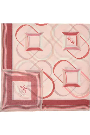 MCM Tücher & Schals - Scarves Wollschal mit Rautenmonogramm - Gr. unisize - in Gold - für Damen