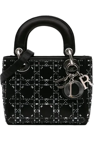 Dior Crossbody Bags - 2018 Mini Satin Cannage Strass Crystal Embellished - Gr. unisize - in - für Damen