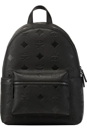 MCM Rucksäcke - Backpacks Stark Rucksack aus Leder mit Maxi-Monogr - Gr. unisize - in - für Damen