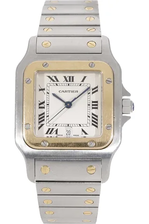 Cartier Uhr - Santos - Gr. unisize - in Grau - für Damen