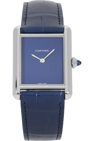 Cartier Uhr - Tank - Gr. unisize - in Grau - für Damen