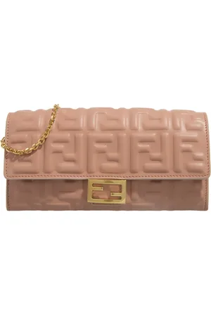 Fendi Crossbody Bags - Wallet On Chain Baguette - Gr. unisize - in Gold - für Damen