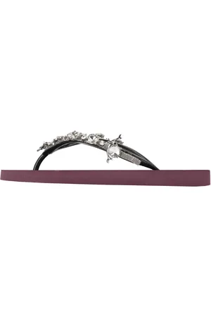 Uzurii Slipper & Pantoletten - platte hausschuhe Chrystal Dolphin - Gr. 35,5 (EU) - in - für Damen