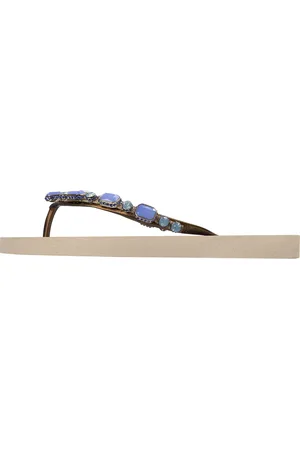 Uzurii Slipper & Pantoletten - platte hausschuhe Copa Cabana Blue - Gr. 35,5 (EU) - in - für Damen