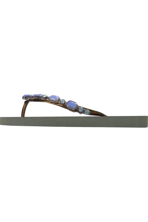 Uzurii Slipper & Pantoletten - platte hausschuhe Copa Cabana Blue - Gr. 35,5 (EU) - in - für Damen