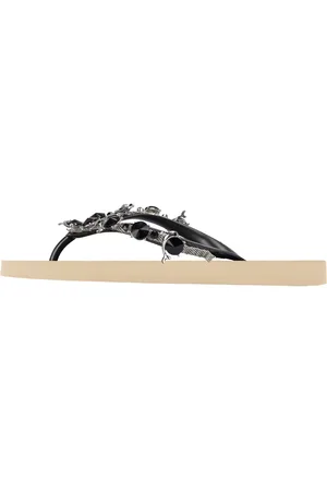 Uzurii Slipper & Pantoletten - platte hausschuhe Black Dolphin - Gr. 35,5 (EU) - in - für Damen
