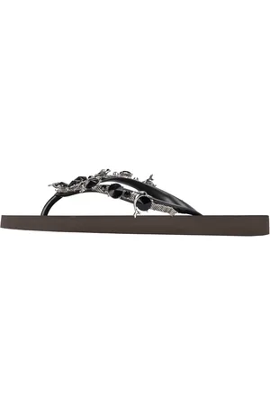 Uzurii Slipper & Pantoletten - platte hausschuhe Black Dolphin - Gr. 35,5 (EU) - in - für Damen